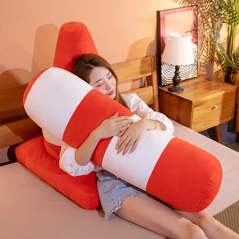 Plush Toys Hot Simulation Vehicle Plush Pillow Creative Roadblock Road Railing Toys Stuffed Soft For Home Decor Prop Sleeping Cushion