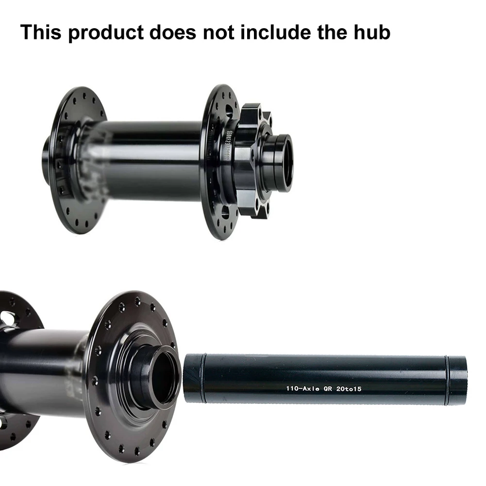 1PC 자전거 앞바퀴 스루 액슬 어댑터 20mm 15mm 100/110mm 허브 CNC 알루미늄 합금 변환기 자전거 부품