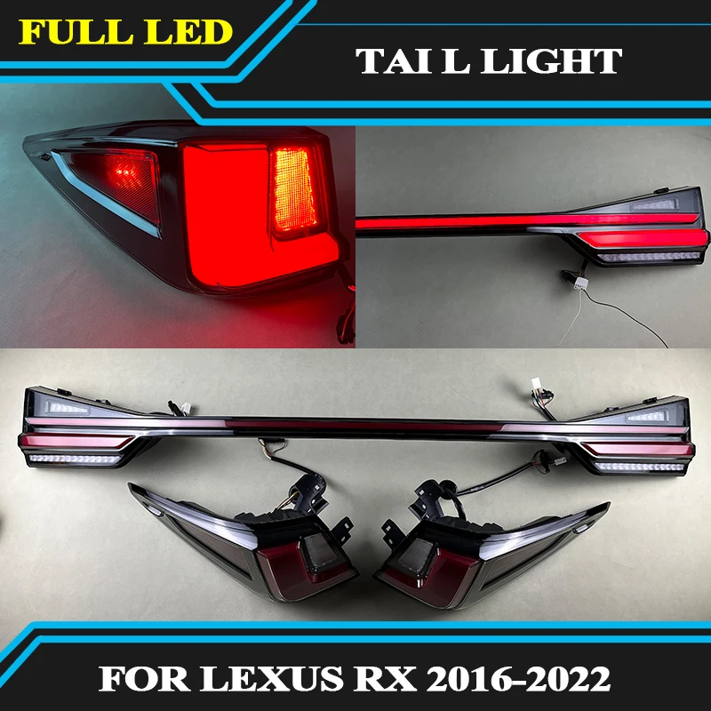 Dynamic Led Rear Through Truck Taillight For Lexus Rx Rx300 Rx350 2016