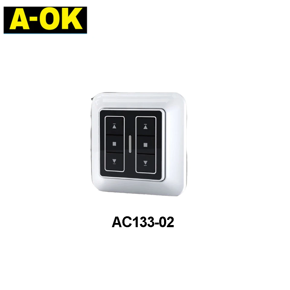 A-OK RF433MHz 모터용으로 설계된 A-OK AC133 시리즈 스위치, 주로 블라인드, 롤러의 전동 개폐에 사용됨