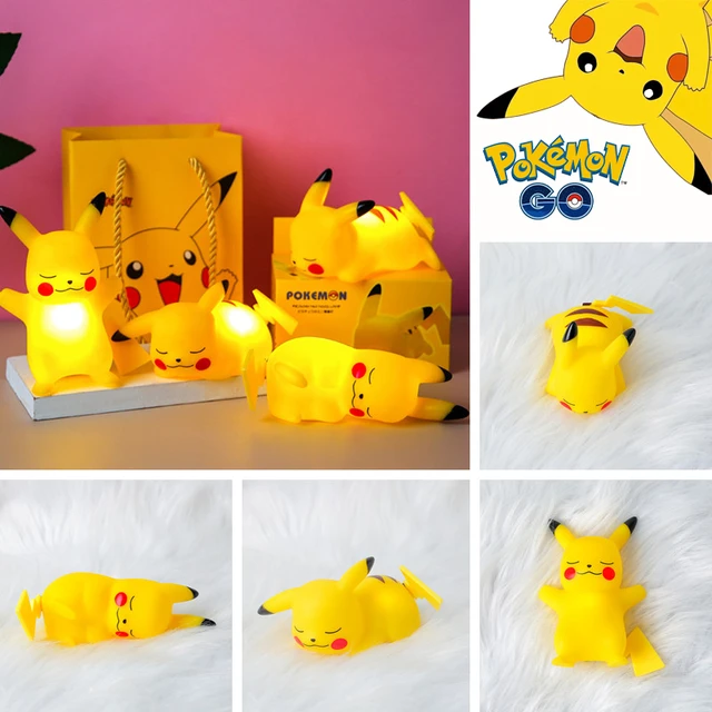 Veilleuse Pokémon Pikachu pour Enfants, Anime Mignon, Lumière Douce,  Chambre à Coucher, Lumière LED de oral et, Décoration de Chambre, Jouet  Cadeau, 10-12cm - AliExpress