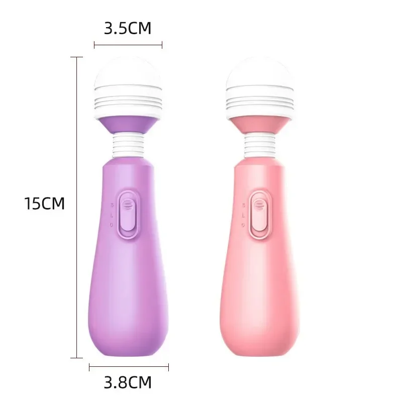 Mini Wireless Dildos Portable AV Vibrator Clitoris Stimulator Waterproof Magic Wand For Women Massager Cute Sex Toys For Adults