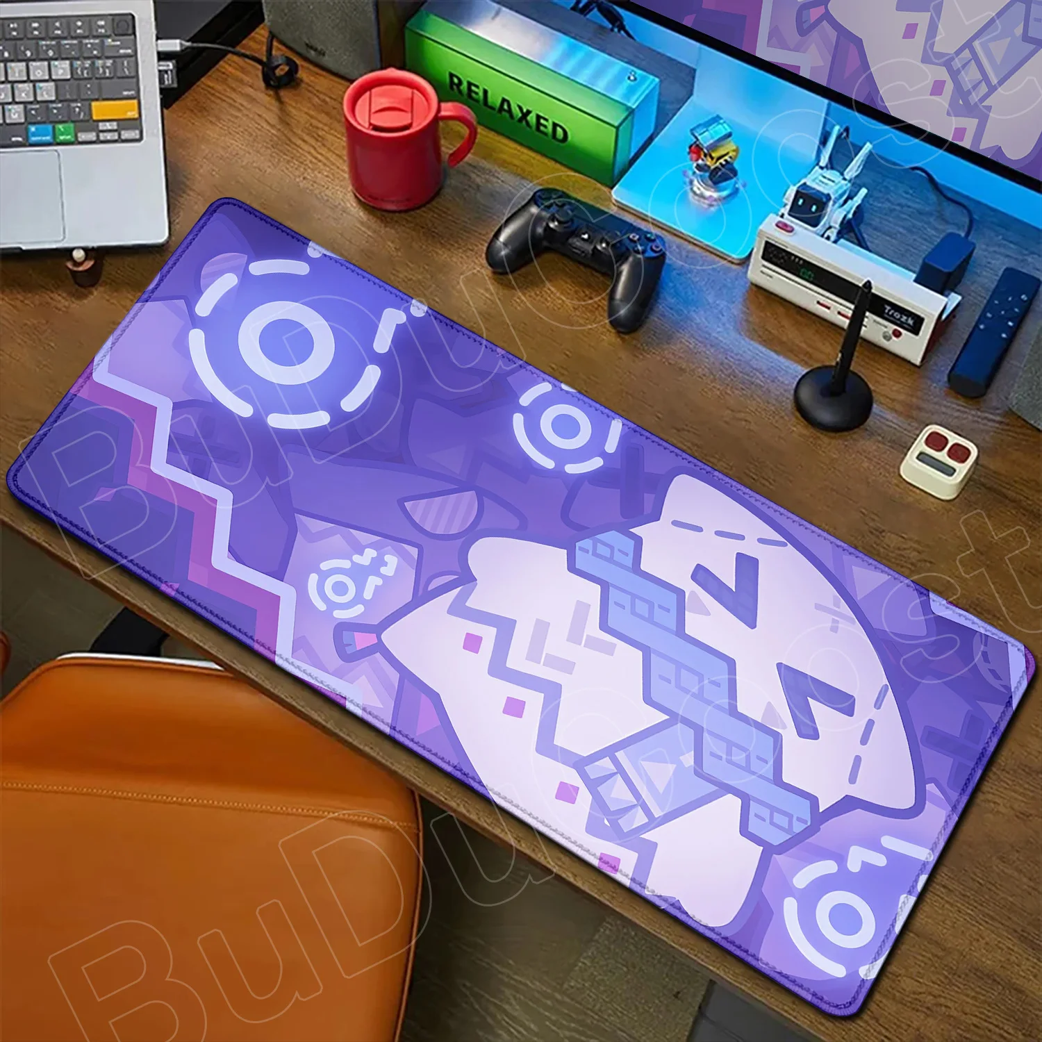 Genshin Impact Character Pattern Game Mouse Pad Yae Miko Hu Tao Citlali Durin Arlecchino Computer Large Desk Pad with Edge Lock