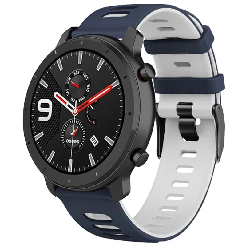 Versatile Silicone Watch Strap in Multiple Sizes
