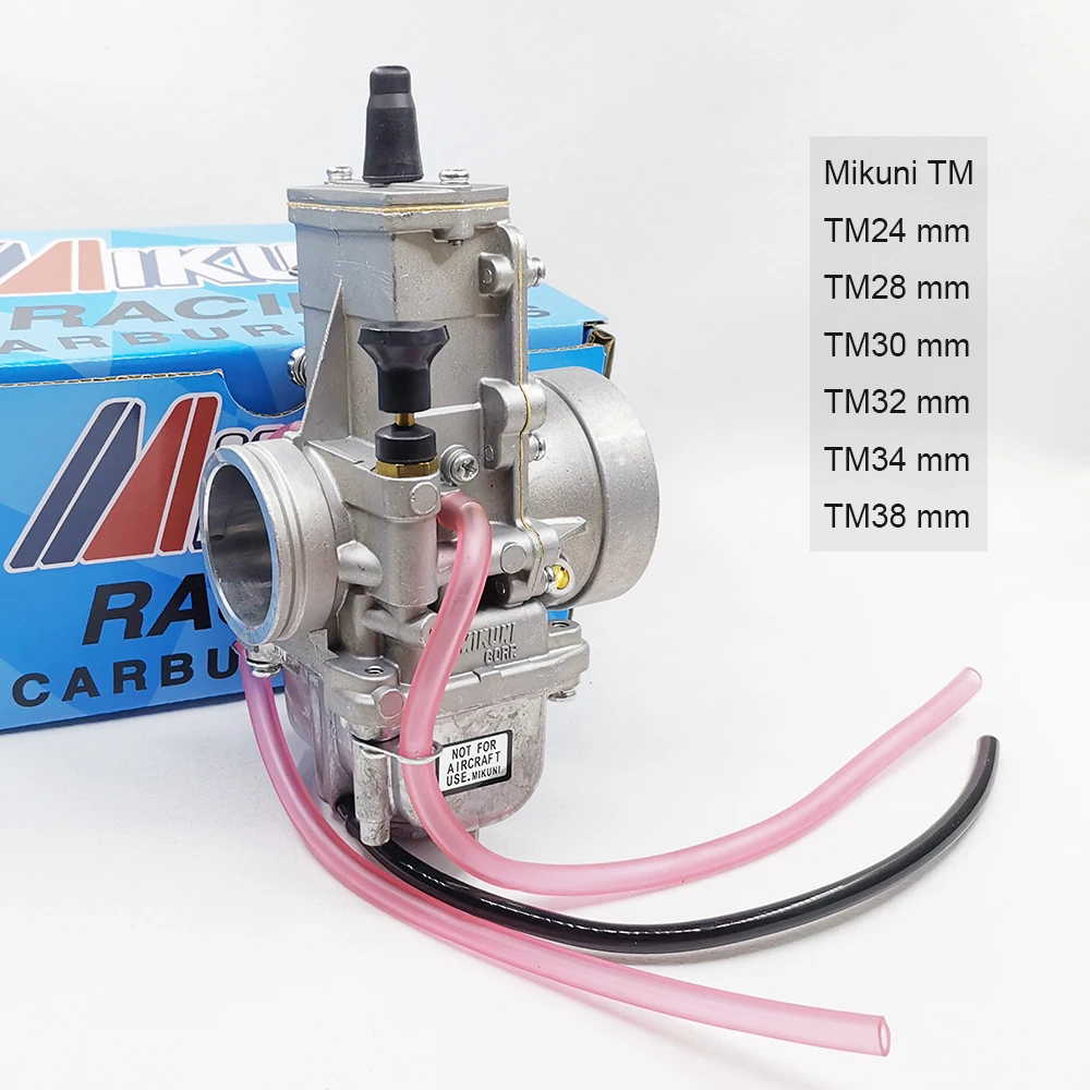 Фото Карбюратор Vergaser TM24, TM28, TM30, TM34, TM32, TM38, плоский скользящий спиговик для карбюратора MIKUNI 50-650cc, 2/4 тактный двигатель №1