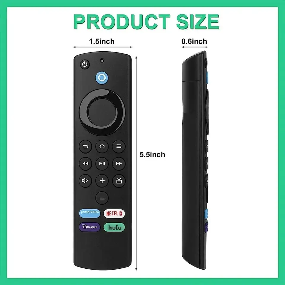 4K MAX Lite Fire Cube Replacement Voice Remote Control for Fire Stick TV 3rd Gen Smart TV Stick Remote Works with Alexa