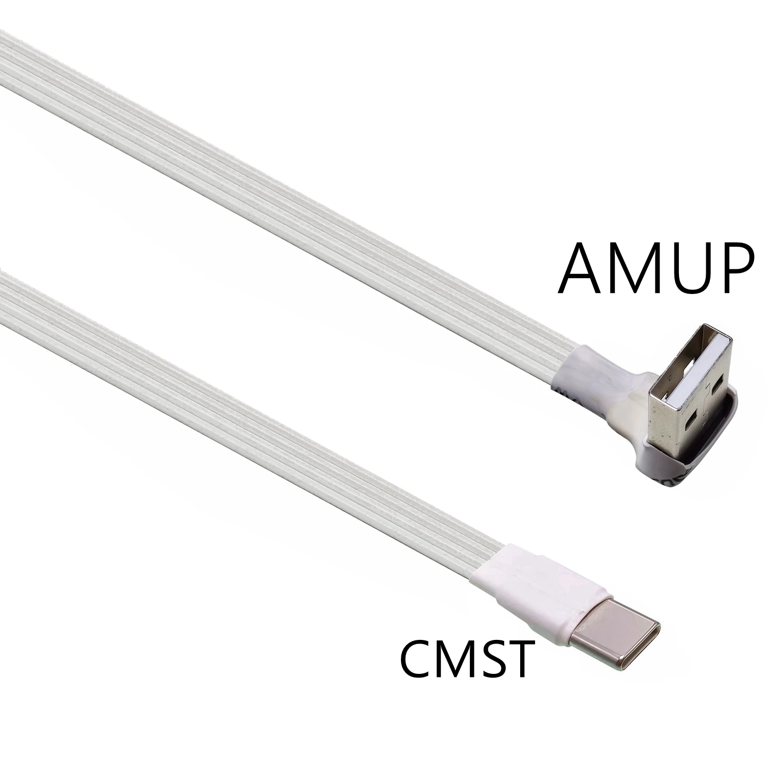Reversible USB-C to USB 2.0 Right-Angle Data Cable