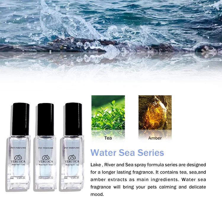 Perfume Original Manufacturing 5ml Ocean Scent Sample Alcohol and Paraben Free Perfume Tester Mini Dog for Pets and Kid