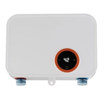 5500W Electric Hot Water Heater Small Under Sink Tankless Instant Water Heater 220v Kitchen Bathroom Heating 1