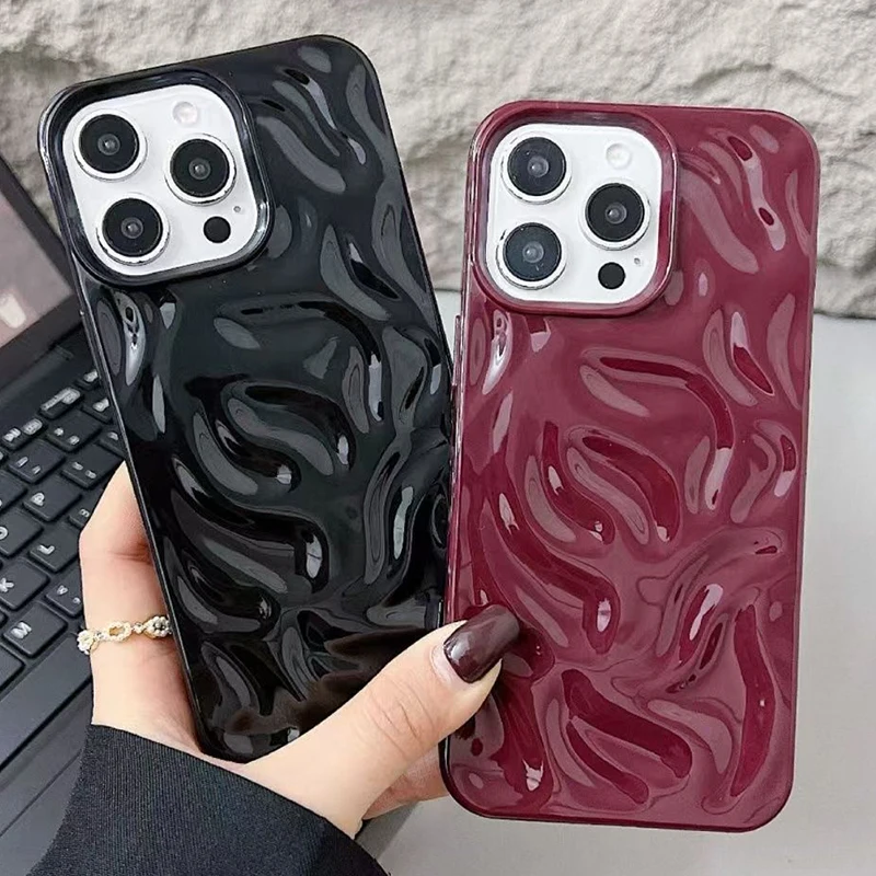 Einfache, einfarbige Handyhülle mit Meteoritenmuster für iPhone 18 17 16 15 14 13 12 11 Pro Max 17 PRO 16PLUS, stoßfeste Schutzhülle