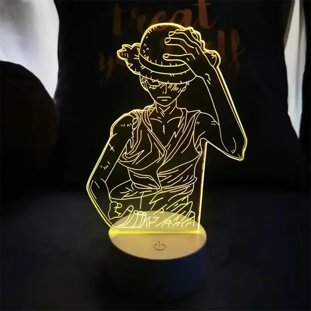 Lampe 3D DEL Bateau Pirate One Piece 🏴‍☠️ – Légende De Pixel