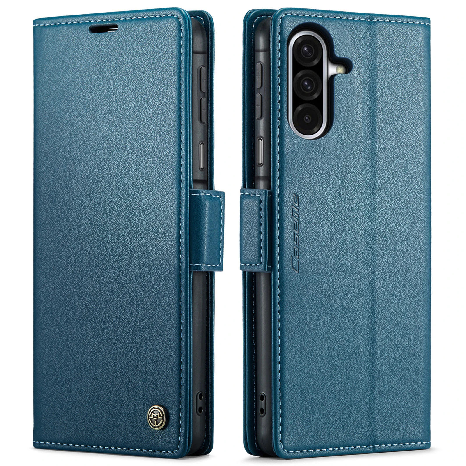 Deluxe PU Leather Wallet Flip Case with Card Slots and Stand Feature