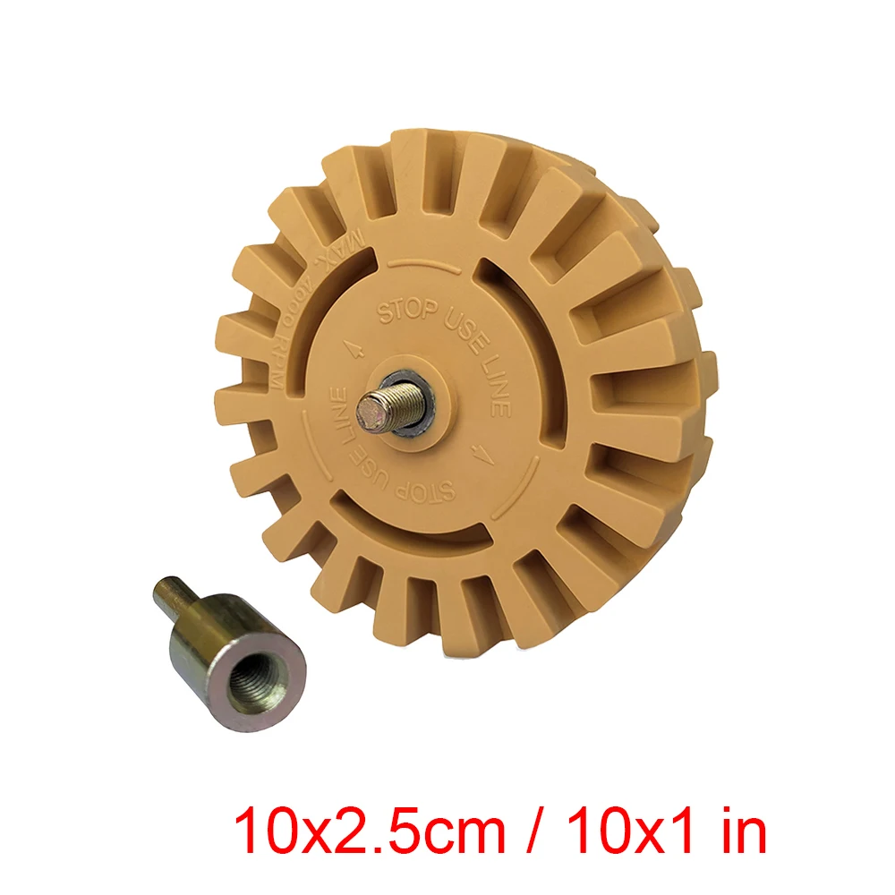 Aufkleber Entferner Radiergummi Rad Gummi Auto Vinyl Aufkleber Kleber Farbe Entferner mit Bohrer Adapter Kit Label Band Schnell Entfernen Werkzeug e22 – Detail 25