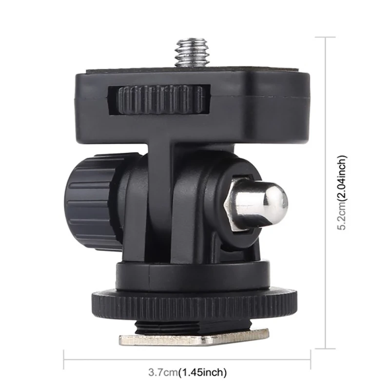 1/4 Inch Screw Thread Cold Shoe Tripod Mount Adapter Camera Mount Adapter Camera Camera Holder