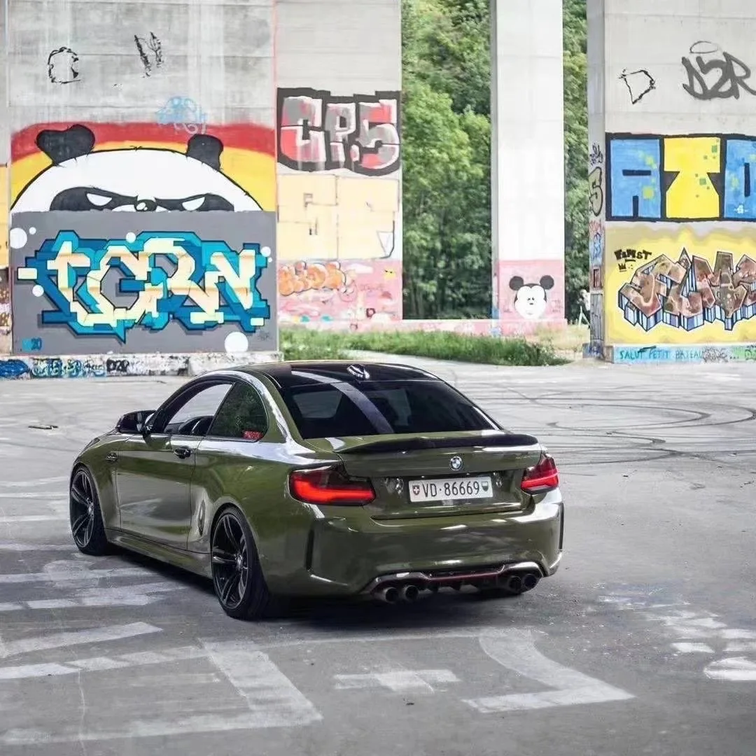 CAXVINYL Factory Direct Free Shipping Glossy Olive Green Car Wrap Vinyl  Full Roll Size 1.52x18M/5x59FT - AliExpress