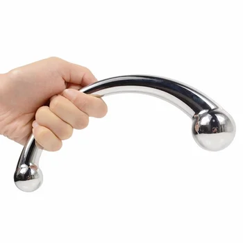 Stainless Steel Prostate Massager Anal Dildo Butt Plug G-spot stimulator Adult Sex Toys for Men Woman Gay 3