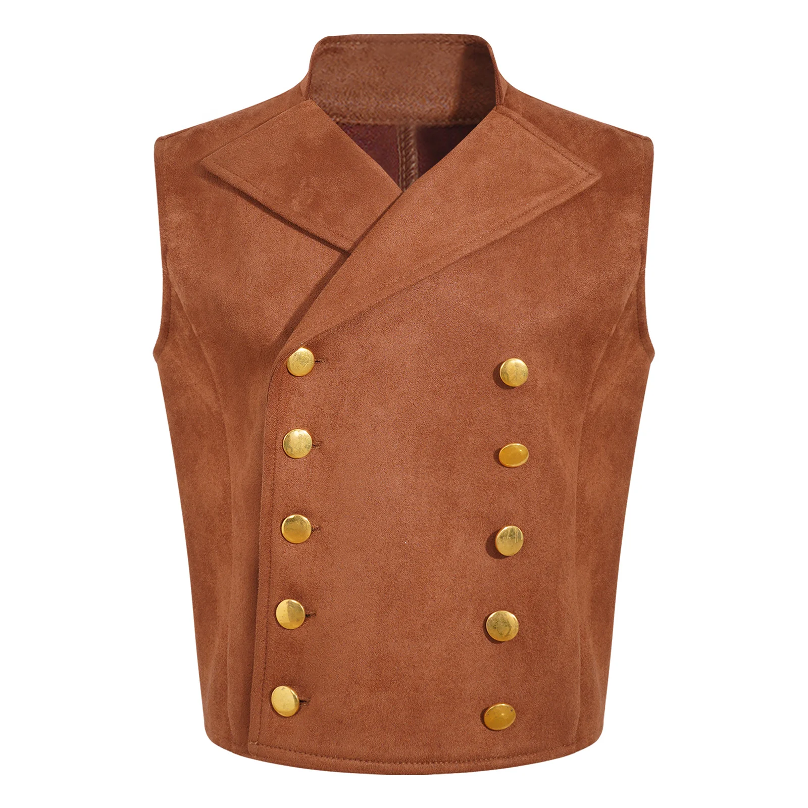 Chaleco cruzado estilo victoriano medieval para niños, estilo gótico, vintage, estilo steampunk, disfraz de Halloween para actuación en escenario