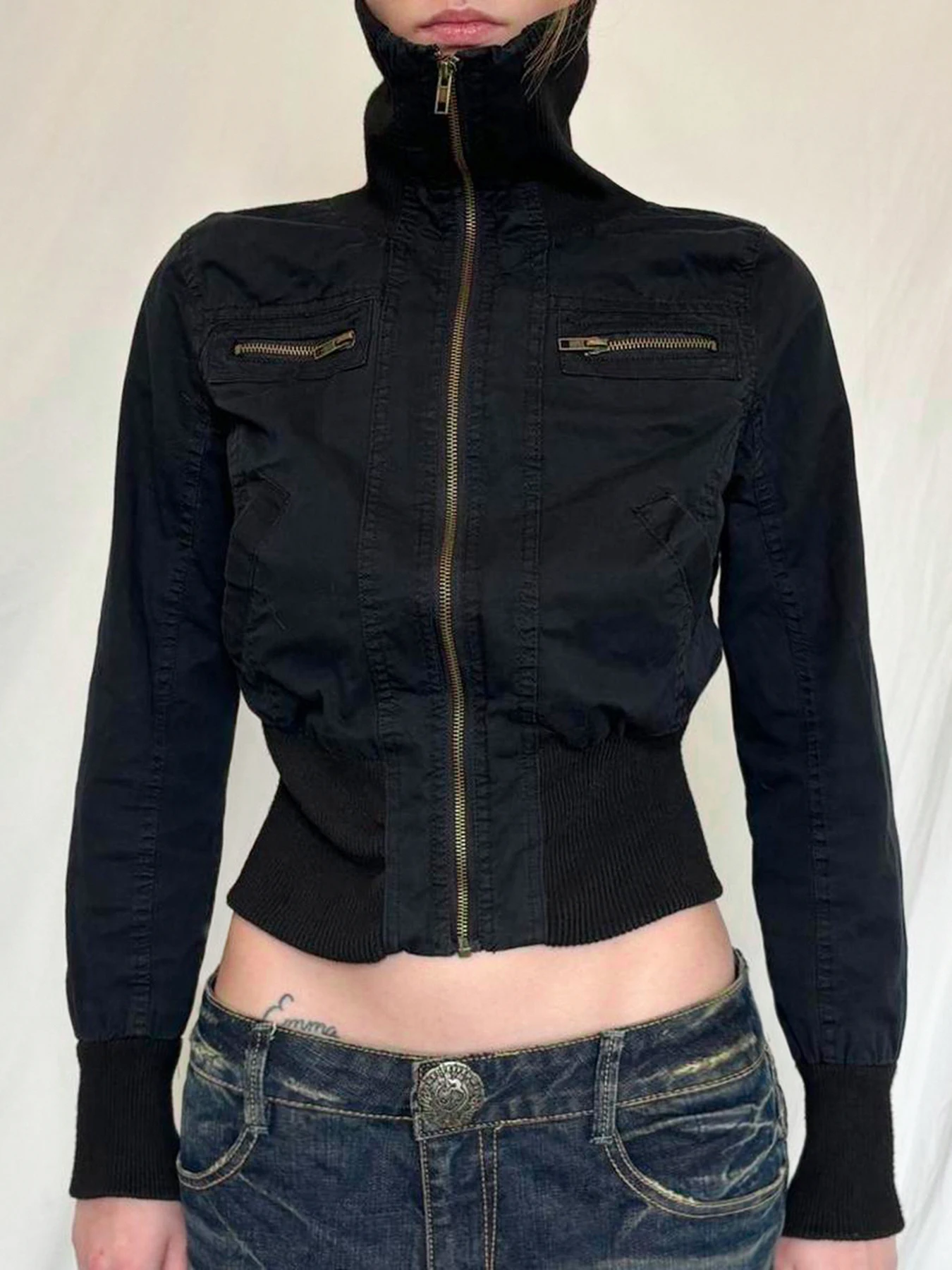 Women’s Vintage Cropped Jacket 3