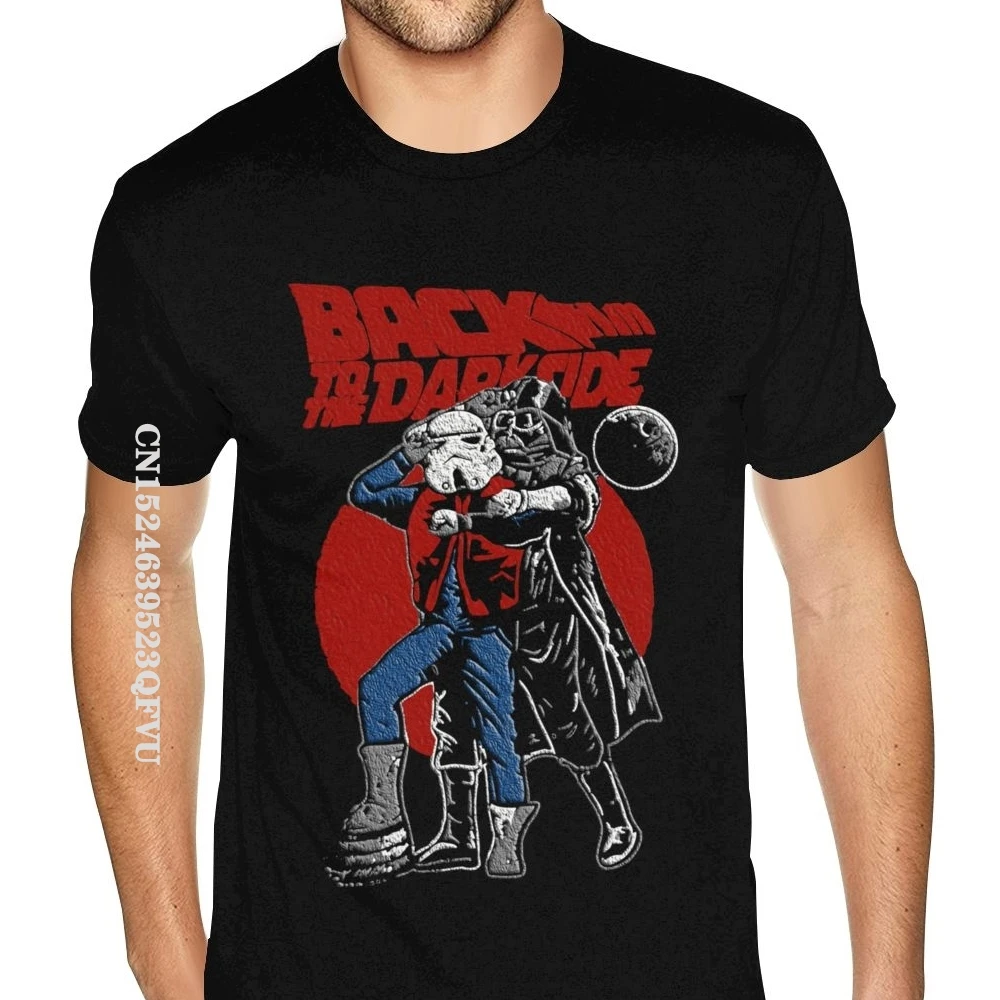 Cheap Custom Back To The Darkside T Shirt Mens Harajuku Oversize Anime Tshirt Uomo Morbido Cotone Nero O Collo Tshirt Miglior Regalo