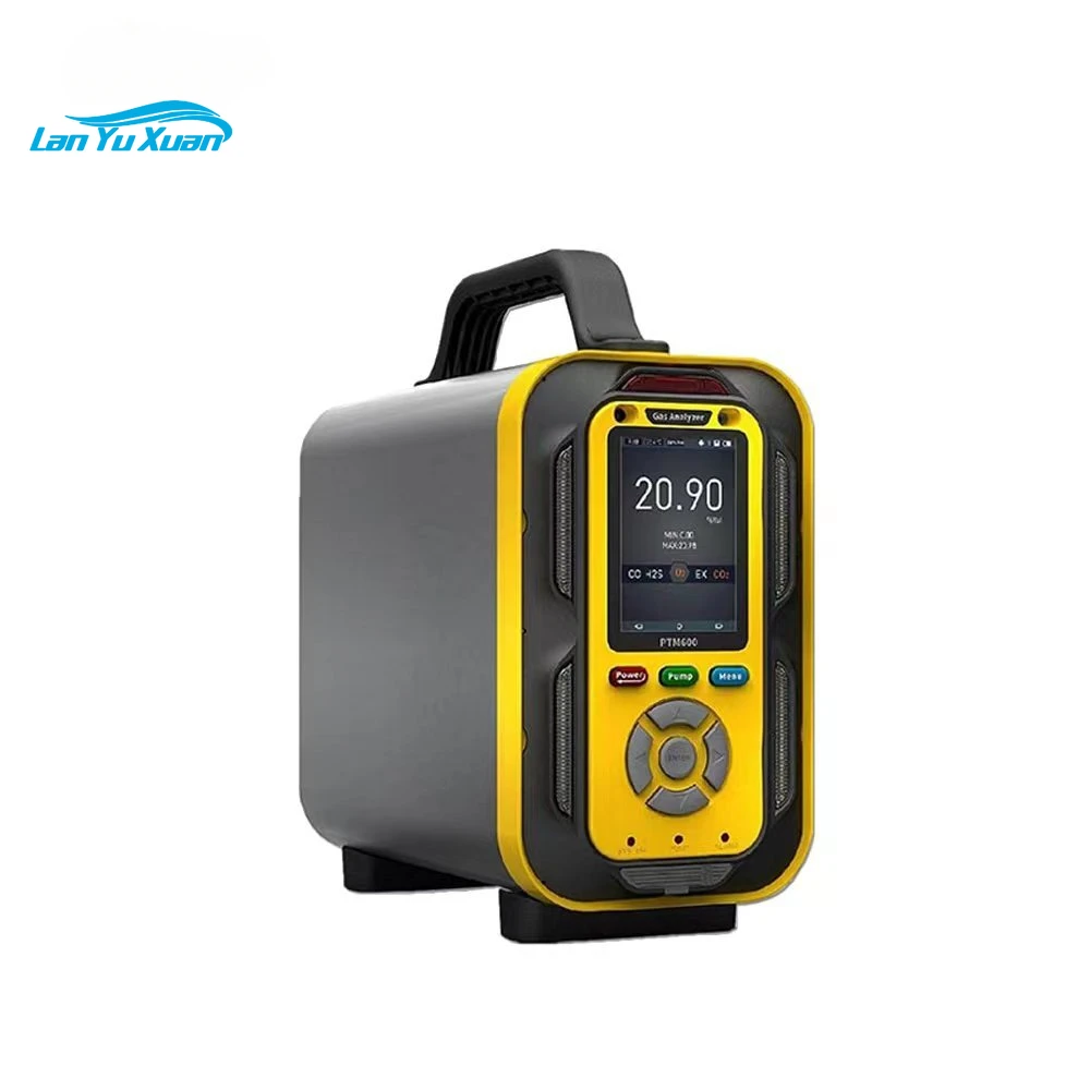 Портативный монитор качества воздуха Zetron PTM600-AQI/нефелометры для записи уровней загрязняющих веществ PM1 PM2. 5 VOCs CO2