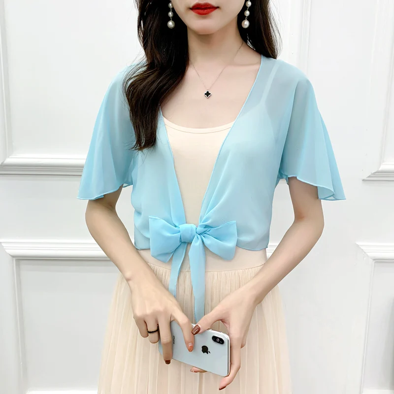 Ladies Soft Wedding Cape Wedding Jacket Wraps Chiffon Shrugs For Women Bridal Bolero Shawl and Wraps Evening Cover Up