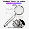 SUS 304 Stainless Steel Bathroom Handheld Shower Head High Pressure Water Saving Sprayer Nozzle Supercharged Rainfall Showerhead 2