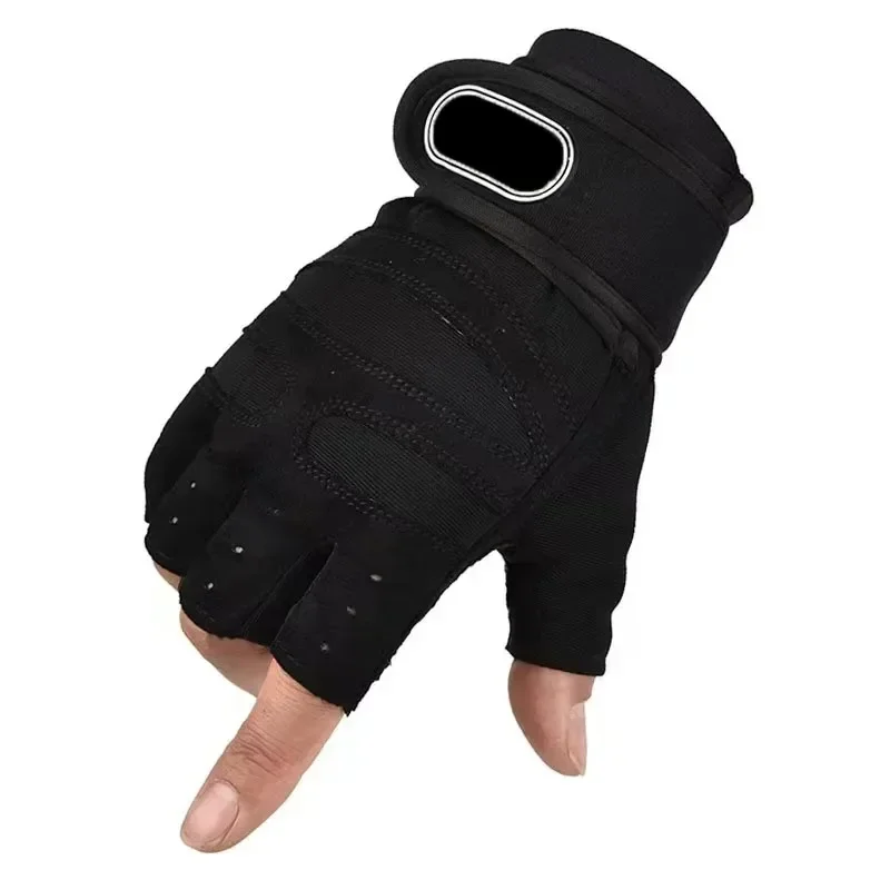 Gym Gloves for Men Women Fitness Weight Lifting Wristband Gloves Body Building Training Sports Exercise Cycling Glove Shockproof 3