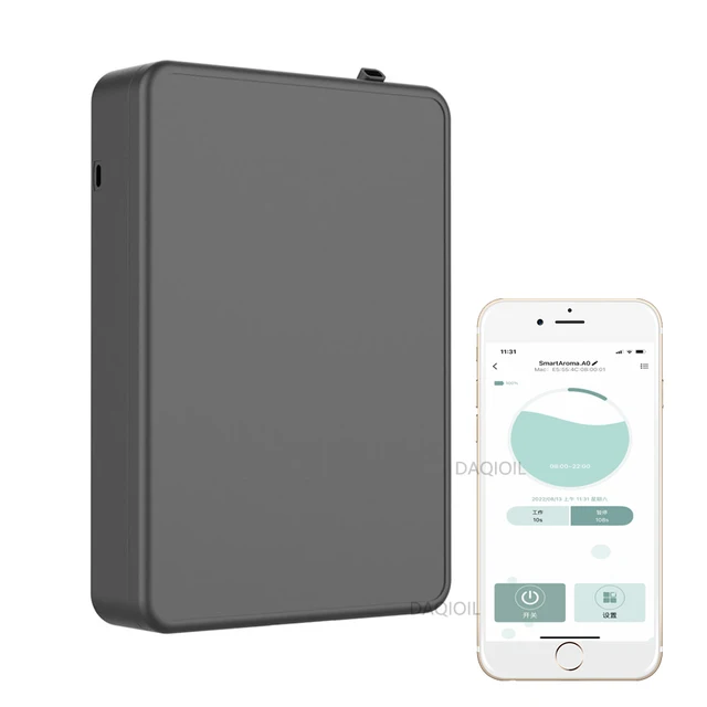 Smart Aroma Diffuser Wall Mounted Essential Oil Diffuser APP Control Fragrance Diffuser Big Coverage Scent Machine Hotel Home