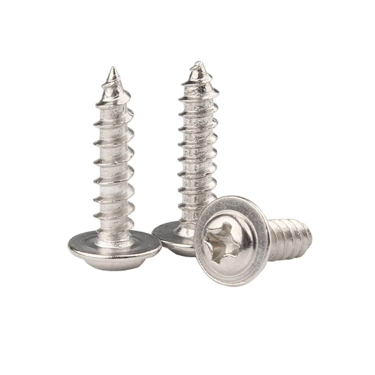 50pcs 100pcs servo screws M2.5x12mm PWA Cross self tapping With Pad