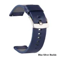 Blue silver buckle