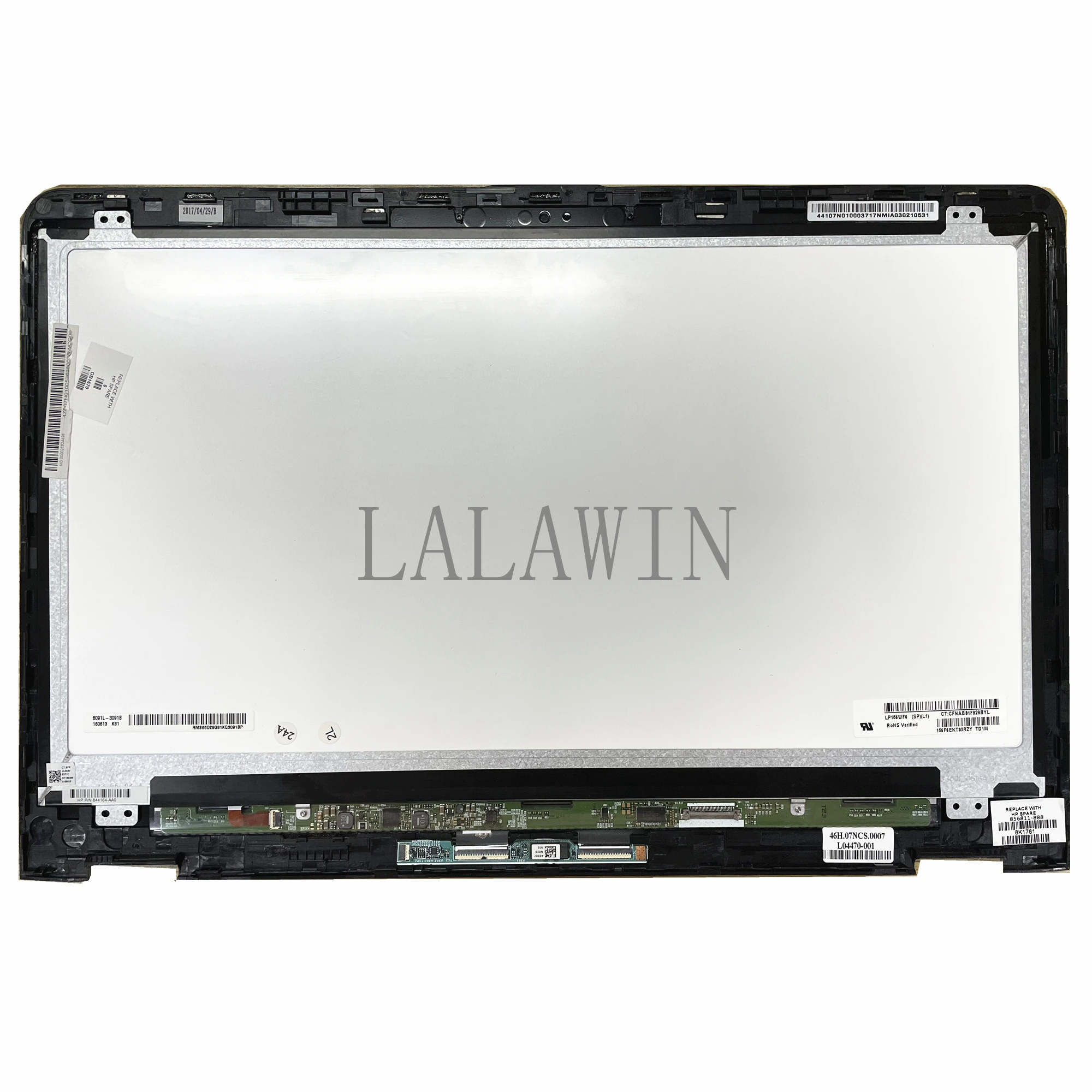 

LP156WF6 SPL1 для ноутбука HP Envy X360 15-AQ с серебристой рамкой 856811-888, ЖК-дисплей, светодиодный 15,6 дюймов, IPS