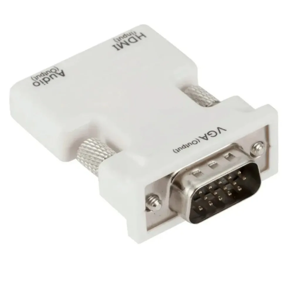 VGA to HDMI-compatible Audio Video Converter 1080P HDMI-compatible To VGA Adapte
