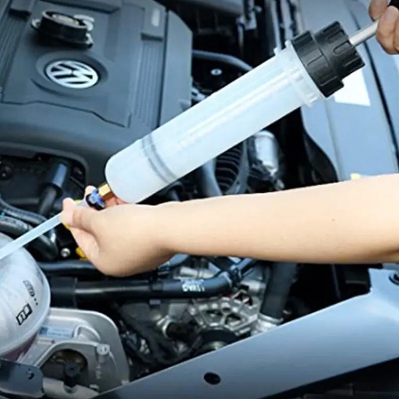 Oil Extractor Pump 0.5L OilFluid Extractor Filling Oil Change Syringe Bottle Transfer Automotive Fuel Extraction Hand Tool