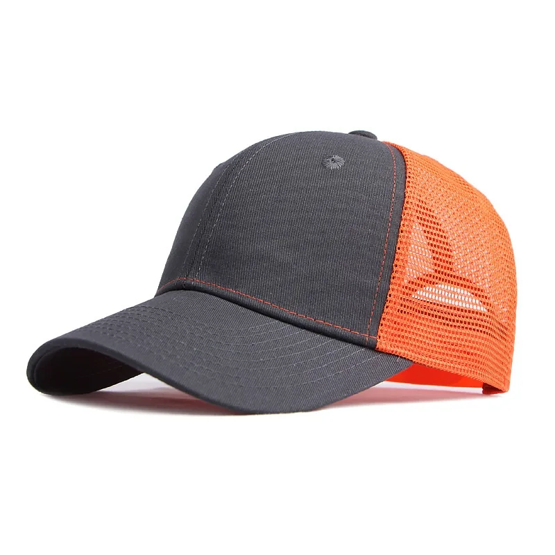 Logo Mesh trucker caps for adult Men solid patchwork Richardson 112 baseball cap Women Custom Sports hats Snapback caps gorros 5