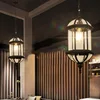 Europe Outdoor Pendant Lights Retro Corridor Restaurant Hanging Lamp Lighting Hotel Community Balcony Parlor Decorat Luminaria 2