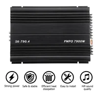 SK-790.4 4-Channel 12V Car Power Amplifier Class A/B Digital Stereo Surround Passive Subwoofer Audio Player For Cars Max 7900W - Image 2