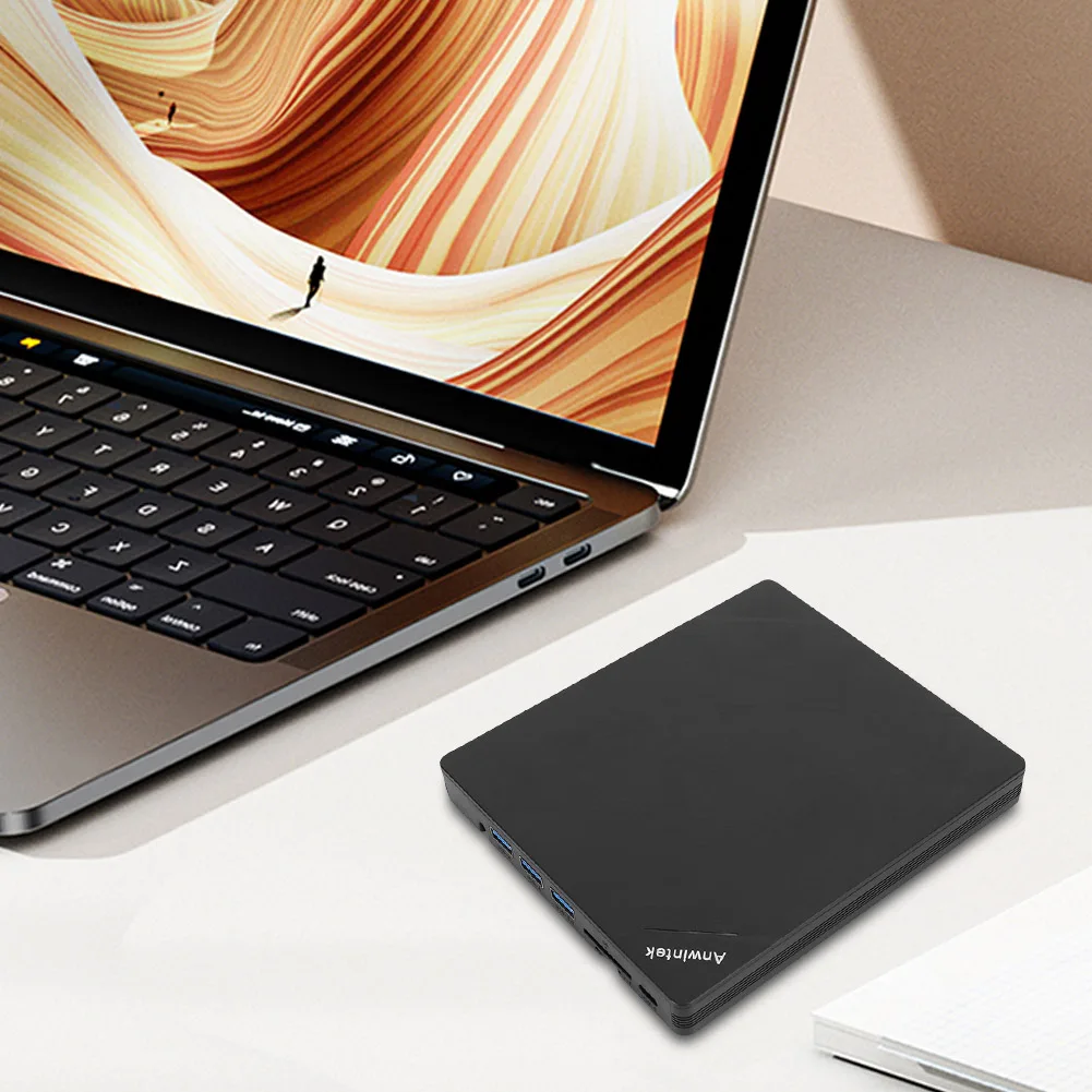 USB 3.0 C 타입 슬림 외장 CD DVD 드라이브, TF/SDCard 리더, DVD/CD ROM 리라이터, 버너 DVD RW CD 라이터 드라이브, 버너 리더
