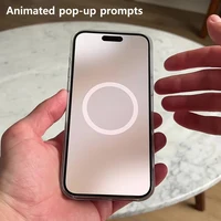 Original For Magsafe Clear Phone Case For iPhone 18 17 16 15 14 13 12 Pro Max Mini Wireless Charging With Touch Camera Button 4