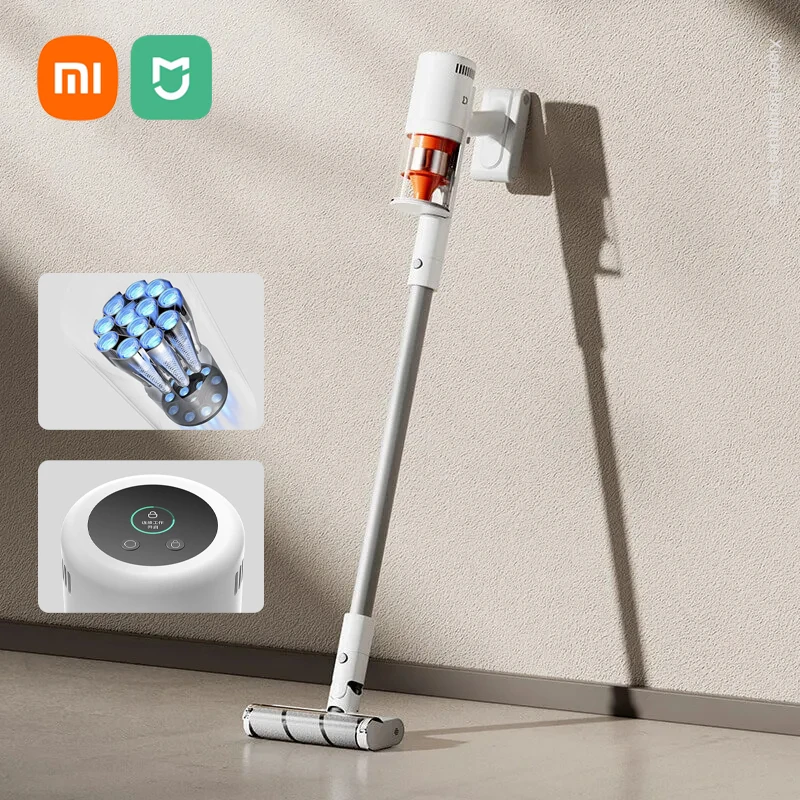 XIAOMI-aspiradora inalámbrica MIJIA 2 Pro, aspirador portátil de mano,  succión ciclónica fuerte, cepillo removedor de ácaros multifuncional, 190AW  - AliExpress