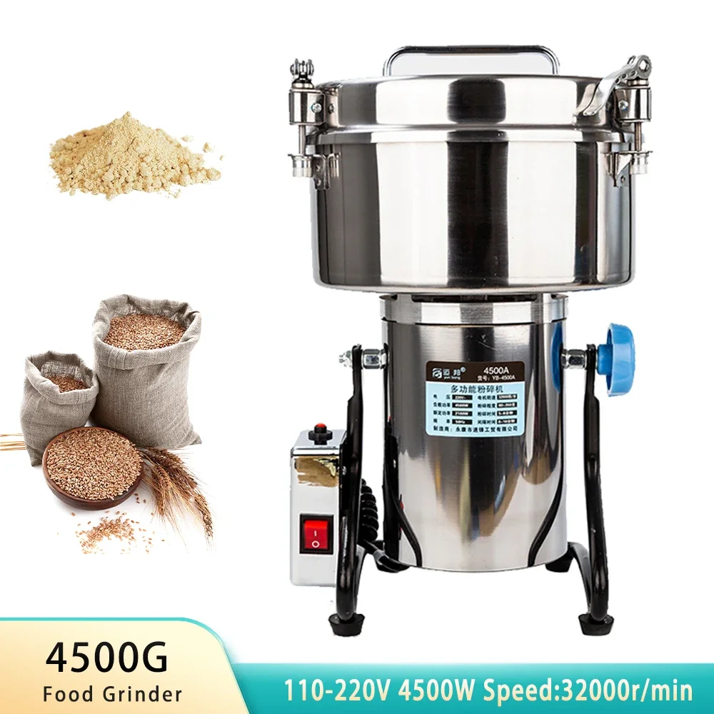 

Кофемолка 4500 г, 4500 Вт, зерна, специи, лекарственные травы