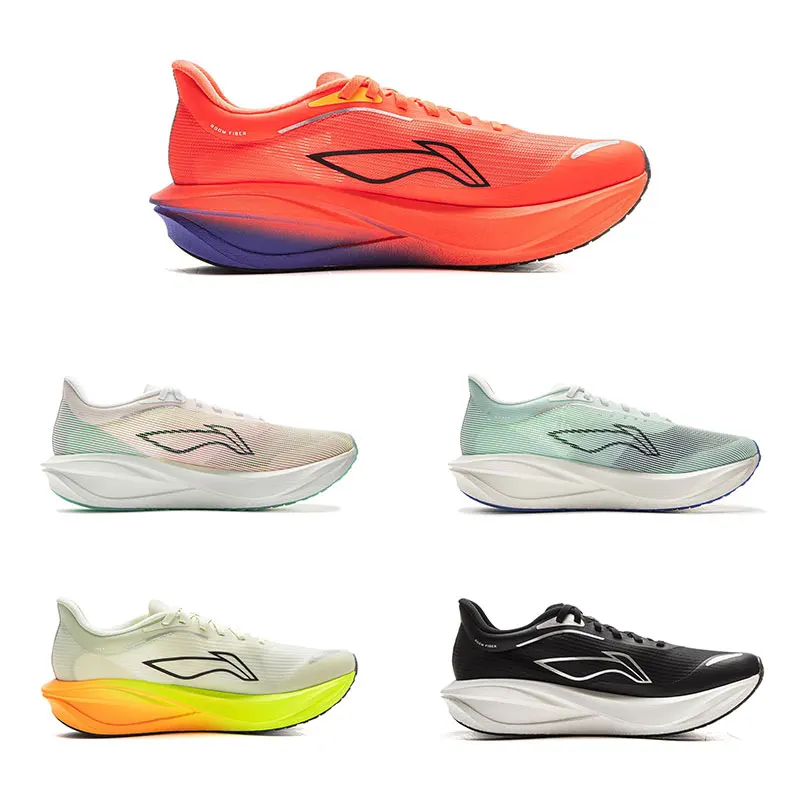 【中古美品】LI-NIN FEIDIAN 5 CHALLENGER Li-Ning Men's FEIDIAN 5 CHALLENGER Racing Running Shoes SUPER BOOM