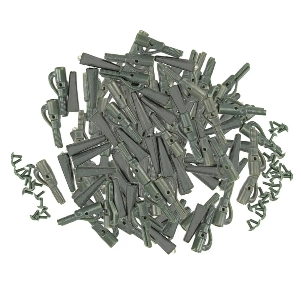 100 Pieces of Fishing Weight Clips for Fishing Accessories - AliExpress