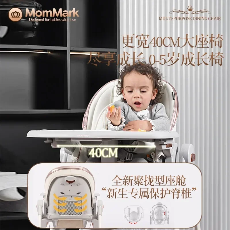 MomMark Baby Dining Chair Folding Portable Baby Dining Chair Home Multi functional Children's Table N6