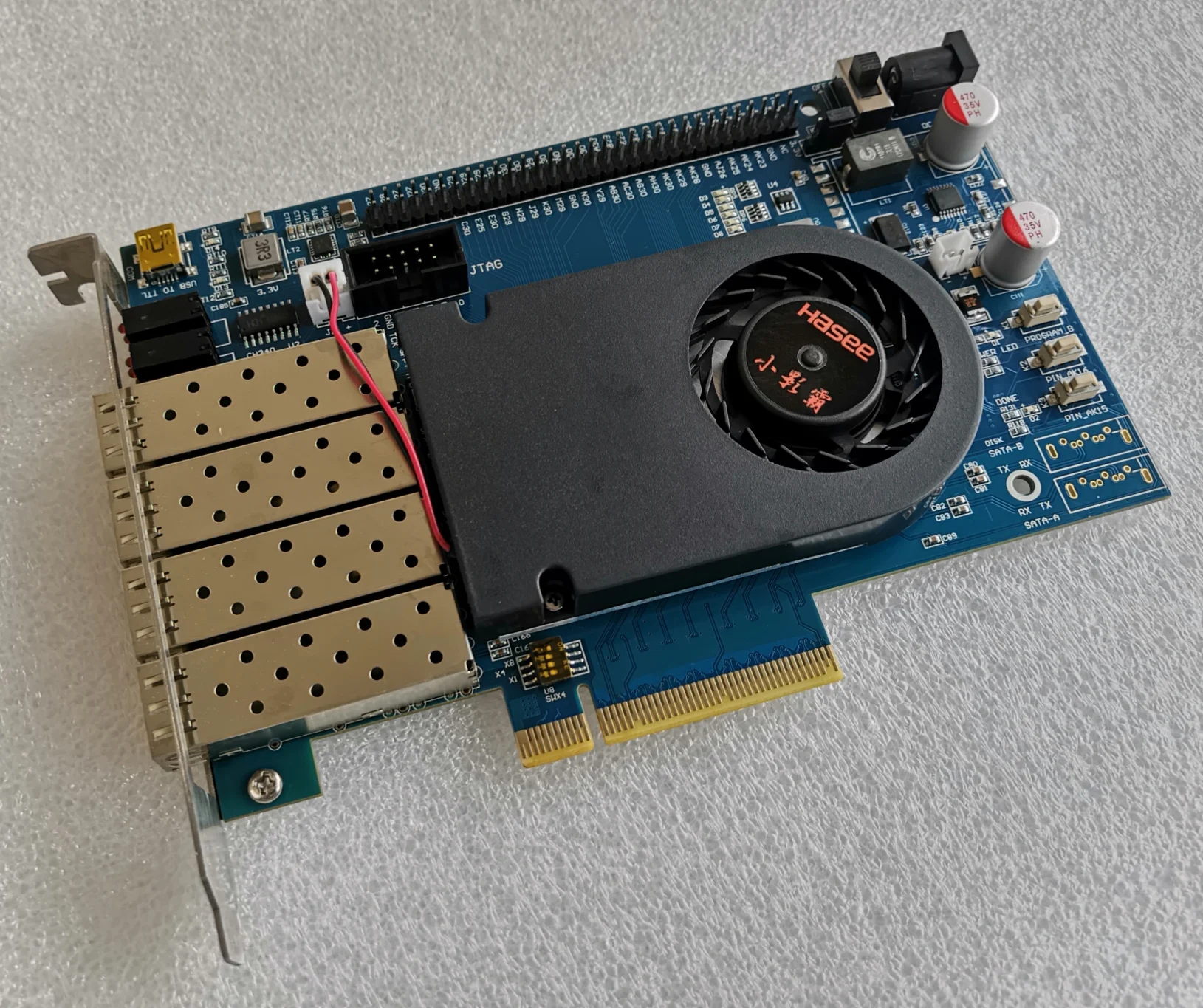 

Fpga Development Board Pcie Kintex 7 Development Board XC7K420T SFP+ 10G