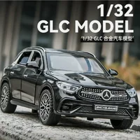 1:32 Mercedes-Benz GLC-400E 63S High Simulation Diecast Metal Alloy Model car Sound Light Pull Back Collection Kids Toy Gifts 1