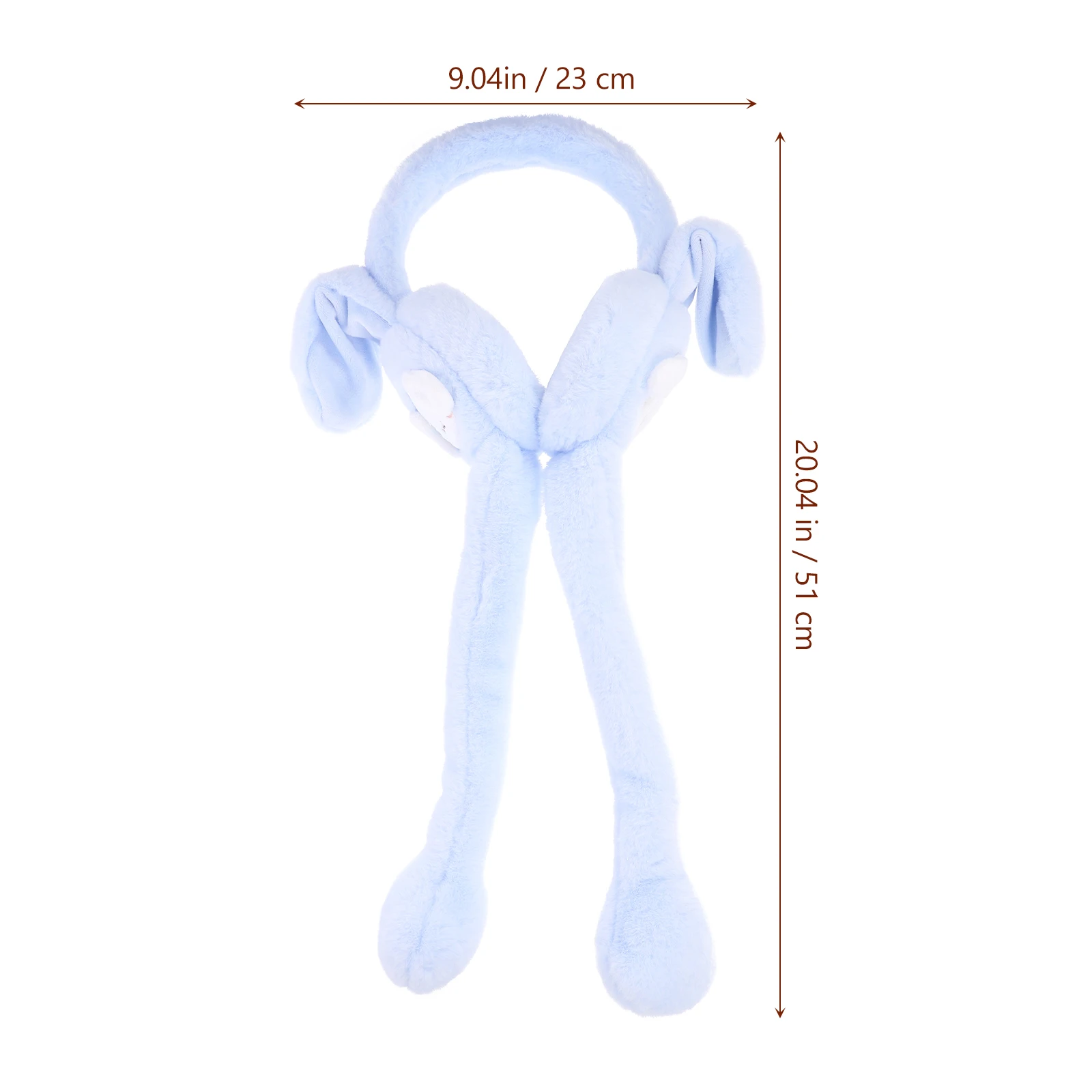 Winter Keep Warm Plush Earmuff Cute Ear Move Rabbit Earmuff Cartoon Antifreezing Ear Protector Kids toys Ears Jumping Earmuffs