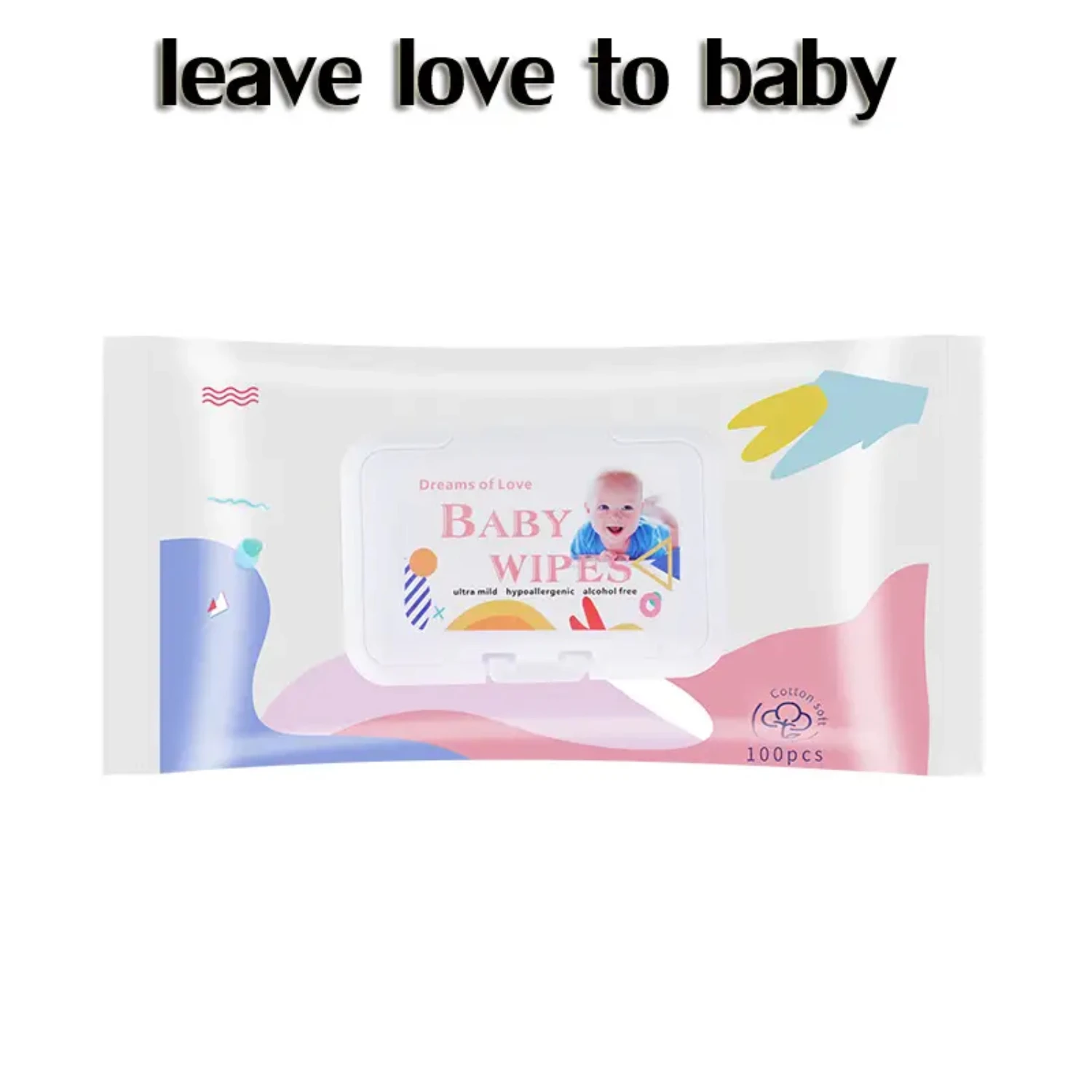 100 Pieces Of Sanitary Baby's Wipes Specialied For Hand And Mouth