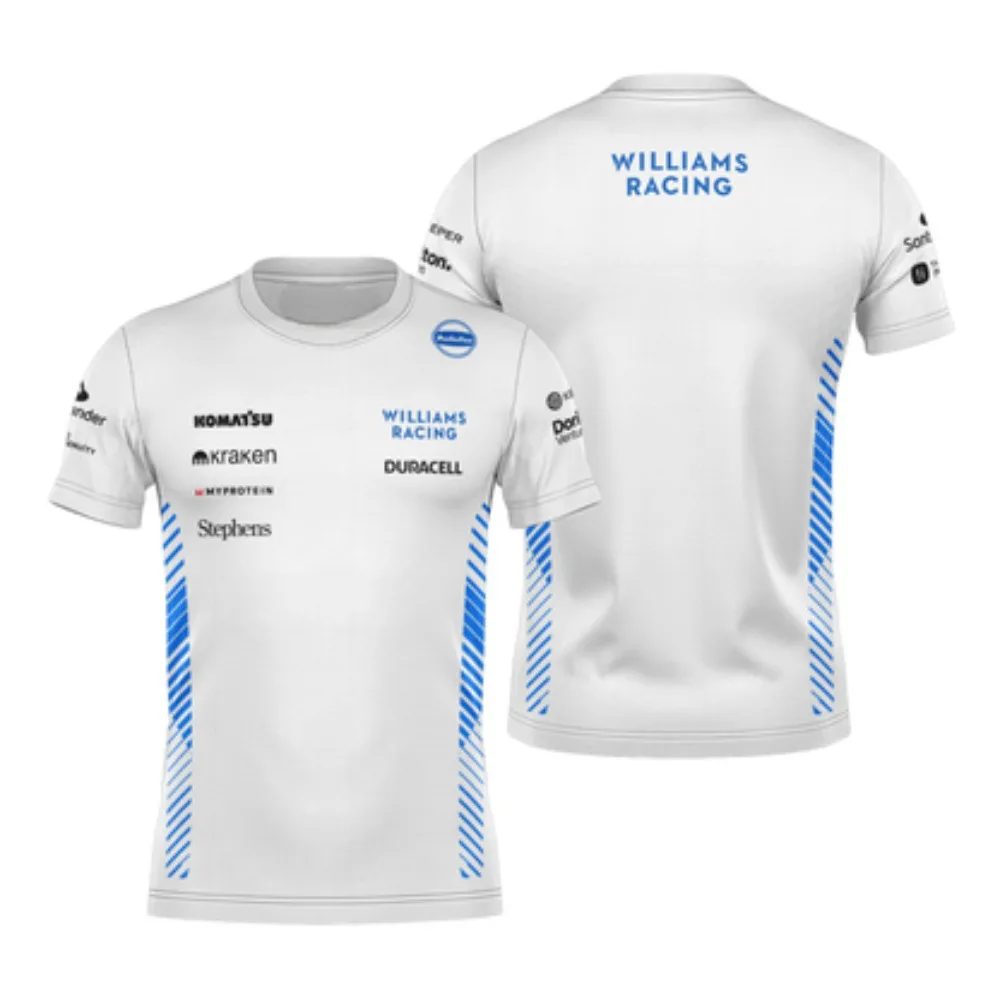 F1 Racing Wear Camiseta Dryfit Williams Equipe 3D Printed Streetwear Sports Plus Size Men's Children's T-shirt mens cotton t shirt