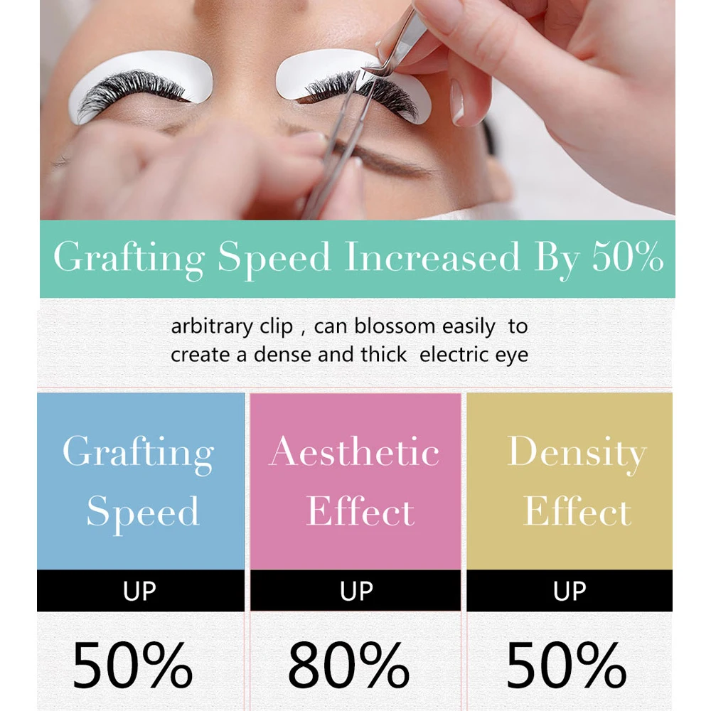 Blossom Camellia Eyelashes Easy Fan Volume Lashes CD Curl Individual Lashes 12rows