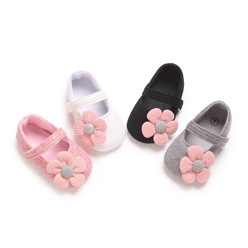 Baby Girl Princess Shoes 1 Year Casual Anti-Slip Bow Sneakers Autumn Toddler Soft Soled First Walkers 0-18 Months